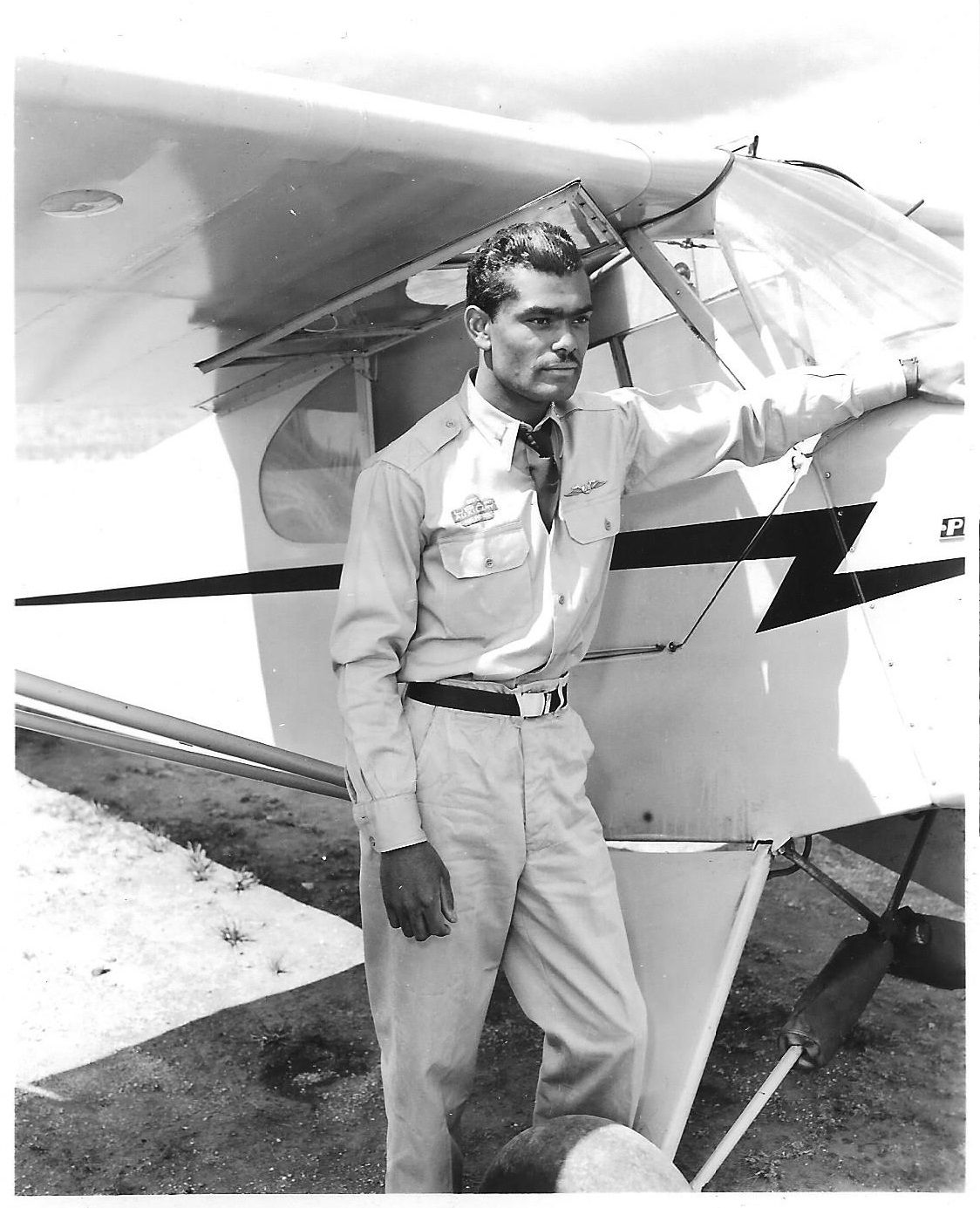 Frank Macon and his Stinson